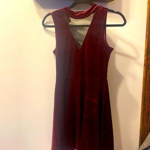 Sexy velvet dress